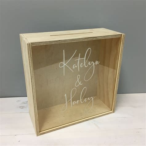 Wishing Well Box Personalised Wooden Wishing Well Wedding Etsy Australia