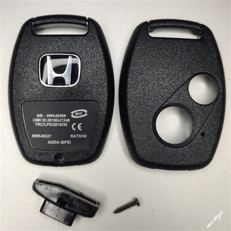 Carcasa Llave Control Honda Fit 2006 2007 2008 2009 10 2012 MC KEYS