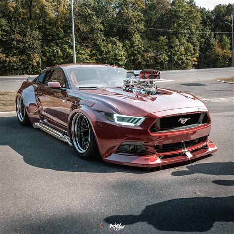 Ford Mustang Blower Brute Flexes Old School Muscle In Sharp Rendering