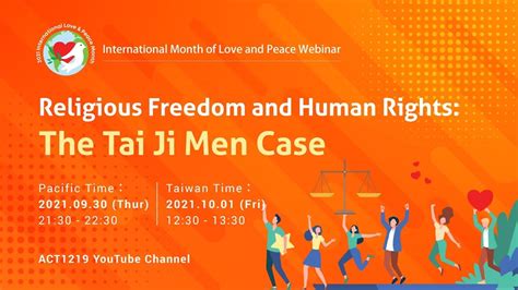 Religious Freedom And Human Rights The Tai Ji Men Case Youtube