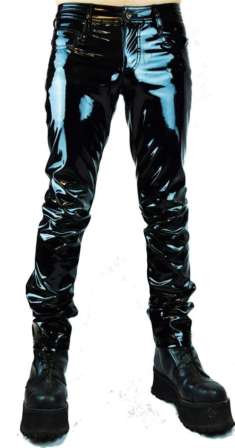 Black Pvc Pants Pat Mens Future Fashion Pinterest Black