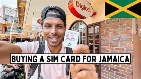 Buying A Sim Card For Jamaica Youtube