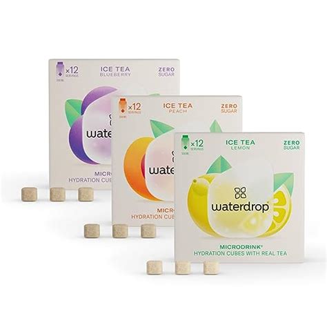 Waterdrop Microdrink Eistee Set Ice Tea Drops W Rfel Zero