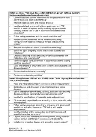 Sag Electrical Installation And Maintenance Ncii PDF