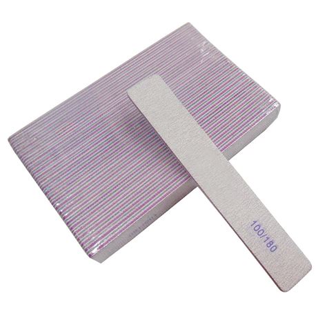 25 pcs/lot high quality professional nail file 100/180 professional ...