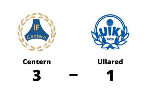 Centern Tog Hem Segern Mot Ullared Axel Ekstr M Matchvinnare