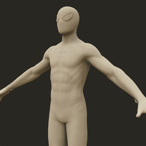 Spiderman Classic Suit Mcu D Model D Model Rigged Cgtrader