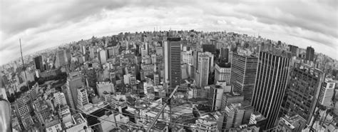 Building Sao Metropole Urban City Landscape Brazil 5K Aerial