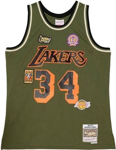 Mitchell Ness Shaquille O Neal Los Angeles Lakers FLIGHT Swing Jersey