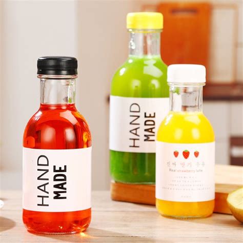 Huajing Ml Ml Ml Bottles Glass Refillable Coffee Bottle Clear