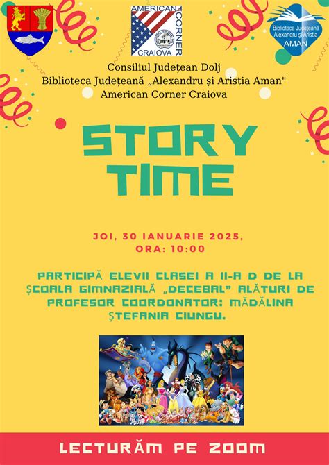 Sesiune de lectură în cadrul proiectului: „Story Time“, la „Aman