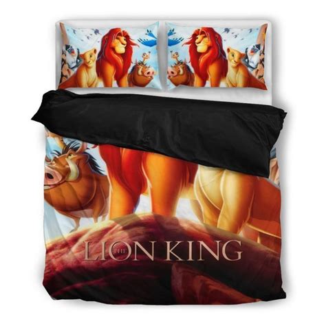 The Lion King Duvet Cover And Pillowcase Set Bedding Set 155 Hot Sale