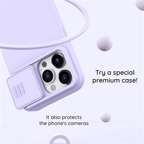 Husa IPhone 15 Pro Nillkin CamShield Silky MagSafe Mov Marketbox Ro