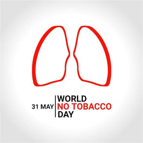 Premium Vector World No Tobacco Day Illustration