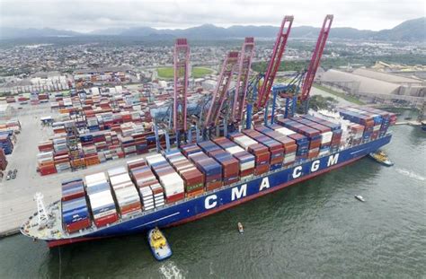 Brazil Record Ships Call Santos Highlighting Ecsa Traffic Growth