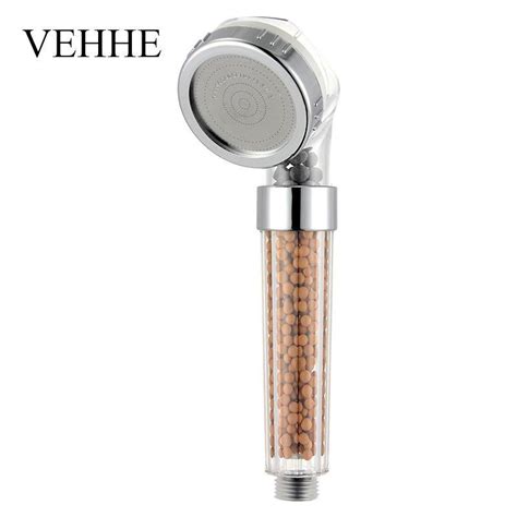 Vehhe Anion Spa Shower Head High Pressure Water Saving With Health