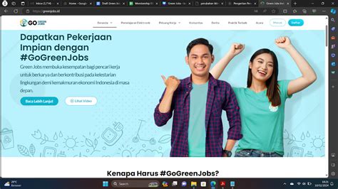 Green Jobs Peluang Kerja Masa Depan Yang Ramah Lingkungan