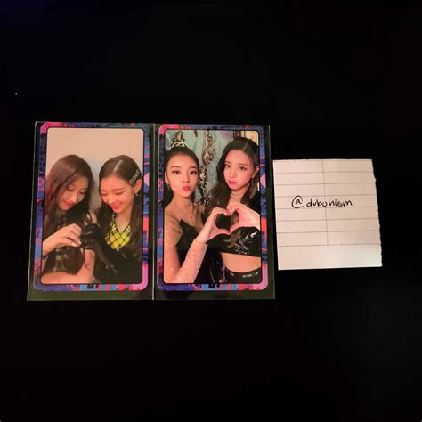 Wts Wtt Itzy Itz Me Unit Photocard Yuna Chaeryeong Lia Hobbies