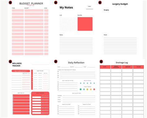 Surgery Care Package, Pre-surgery Planner, Surgery To-do List, Doctor