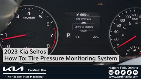 2023 Kia Seltos How To Use Your Tire Pressure Monitoring System