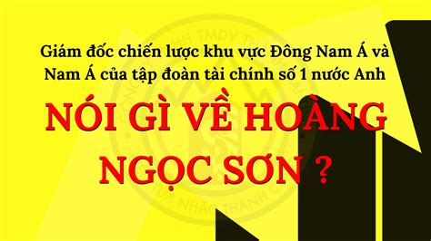 Giám đốc chiến lược khu vực Đông Nam Á và Nam Á của tập đoàn tài chính