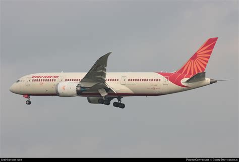 Aircraft Photo Of Vt Anv Boeing Dreamliner Air India