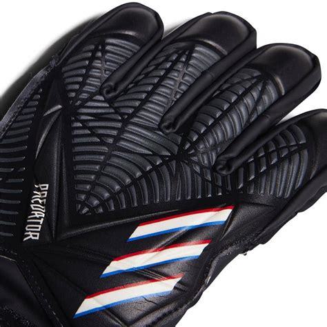 R Kawice Bramkarskie Adidas Predator Match Fingersave Junior Czarne