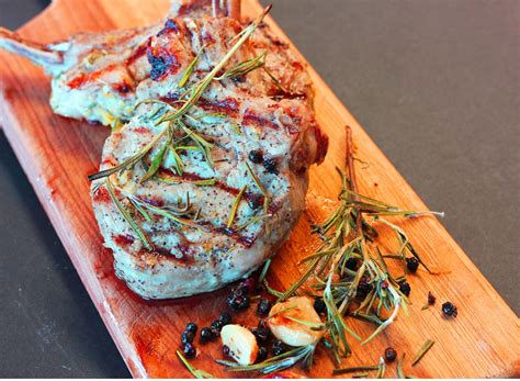 Lemon-Garlic Marinated Grilled Veal Chop - Inspired Cuisine