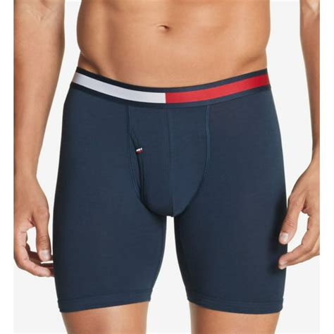 Tommy Hilfiger Men S Tommy Hilfiger 09t3730 Cool Comfort Boxer Brief Dark Navy S Walmart