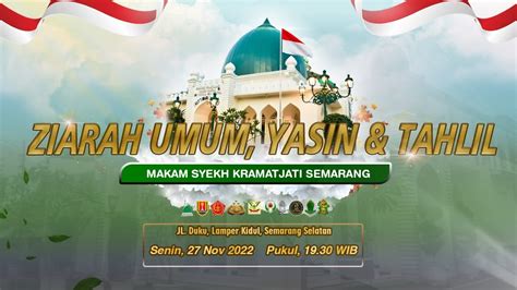 Live Ziarah Umum Yasin Dan Tahlil Youtube