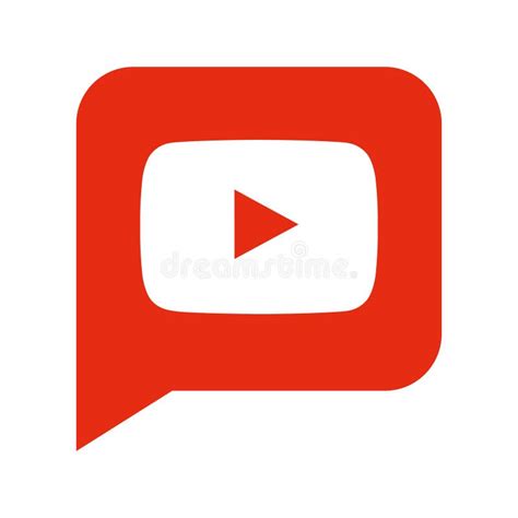 Colored Youtube Logo Icon Editorial Stock Image Illustration Of Vector