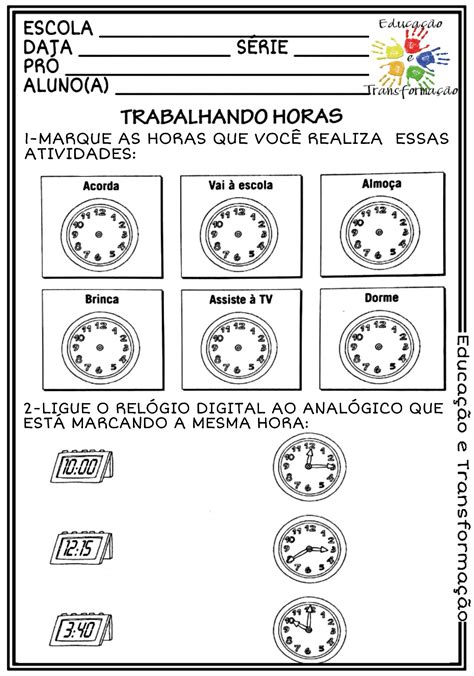 Blog Educação E Transformação 👍matemática Medidas De Tempo