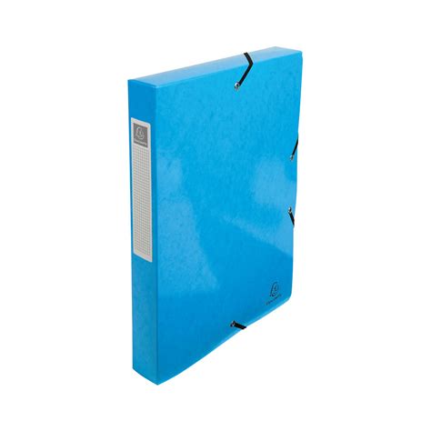 Exacompta Iderama Box File A4 Light Blue Pack Of 8 59927e
