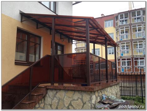 Стильный и практичный: ограждение террасы из поликарбоната - COLLECTION ...