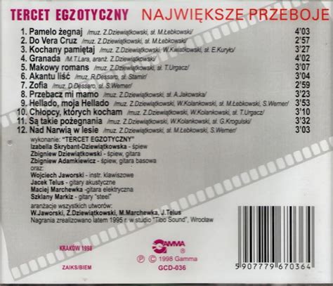 Tercet Egzotyczny Największe Przeboje skryba2 pl