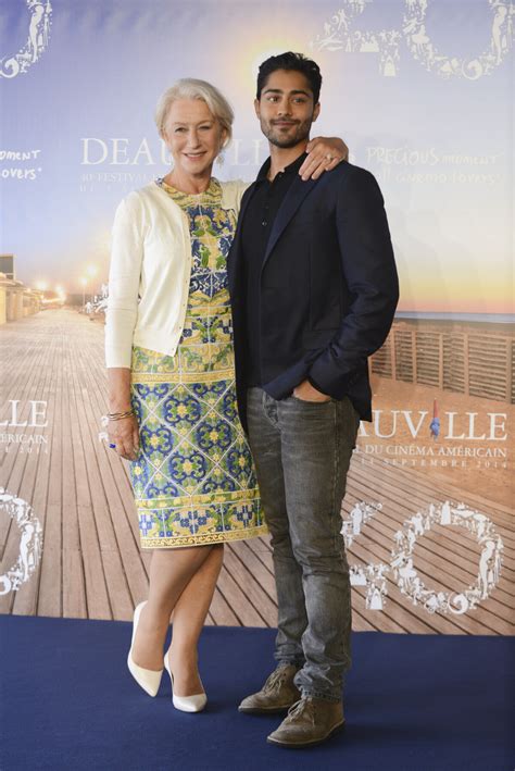 Photo Helen Mirren Manish Dayal Photocall Du Film Les Recettes Du