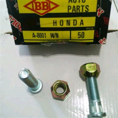 Jual Baut Roda Honda Jazz City Mobilio Crv Hrv Mm Plus Mur Asli Japan