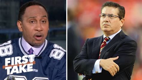 First Take Stephen A On Dan Snyder Threaten Roger Goodell Jerry