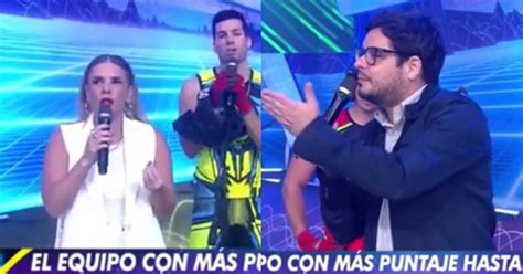 Gian Piero D Az Durante Tenso Momento A Johanna San Miguel En Esto Es