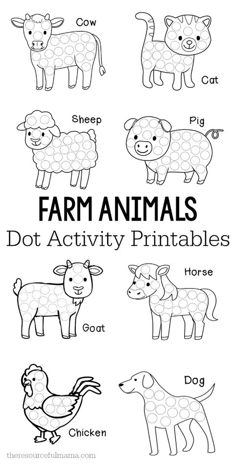 Farm Animal Printables