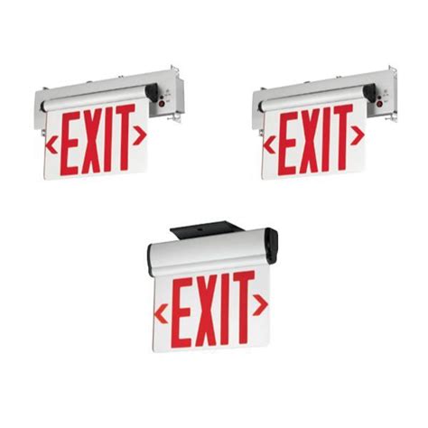 Cel Edge Lit Led Exit Sign Emergency Lighting Compass