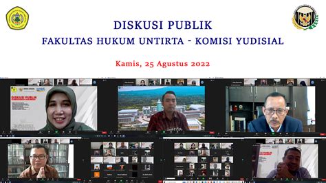 Fakultas Hukum Untirta Dan Komisi Yudisial Gelar Diskusi Publik