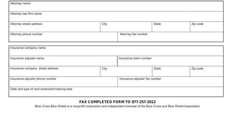 Bcbsm Subrogation Fill Out Printable PDF Forms Online