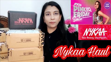 Nykaa Pink Friday Sale Haul Nykaa Haul Nidhi Gupta Youtube