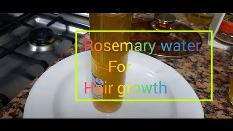 Diy Rosemary Water Recipe For Hair Growth Youtube