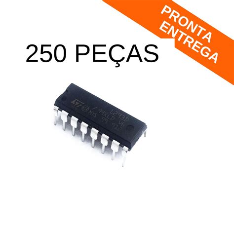 Kit 250 peças Circuito Integrado Driver Ponte H L293D DIP 16