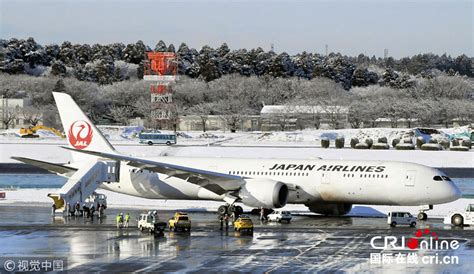 日本成田机场一架飞机降落时发生打滑事故高清组图 国际在线