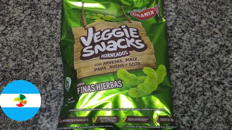 Granix Veggie Snacks Sabor Finas Hierbas Horneados Con Arvejas