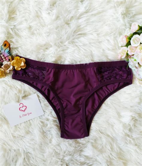 Conjunto De Lingerie Renda Roxo Tamanho G Elo