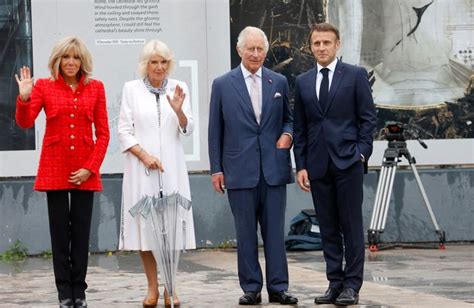 Charles III et Camilla le couple royal en visite officielle à Notre